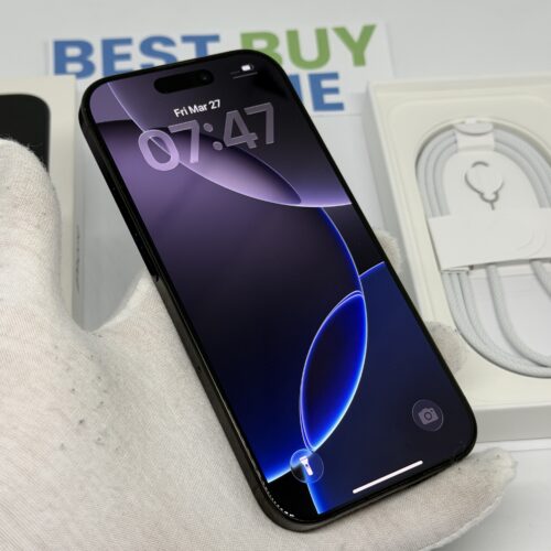 iPhone 16 Pro 256GB zwart /krasvrij scherm /92% batt /garantie