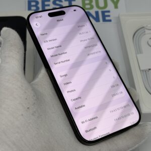 iPhone 16 Pro 256GB zwart /krasvrij scherm /92% batt /garantie