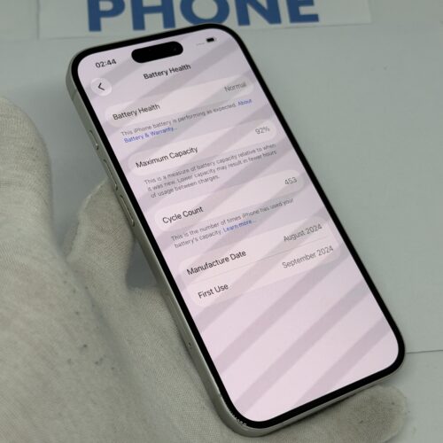 IMG_1384 2 iPhone 16 128GB wit /zeer net /92% batt /garantie