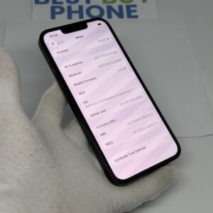iPhone 16E 128GB zwart E-sim /krasvrij /100% batt /garantie