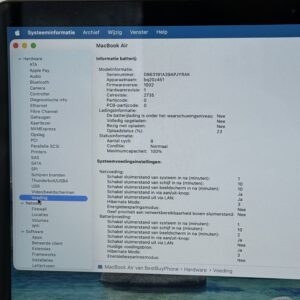 MacBook Air M1 256GB grijs /ongebruikt + 12 maanden garantie