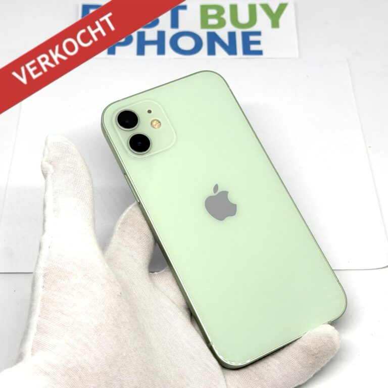 iPhone 12 64GB groen /97% batt /krasvrij scherm /garantie