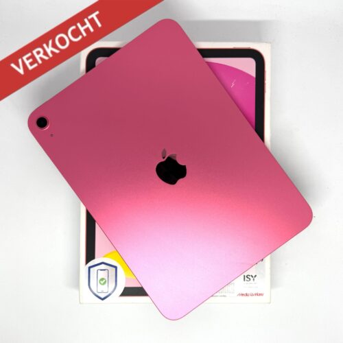 iPad 11e 256GB roze /100% batt /krasvrij /garantie
