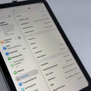 iPad mini 6e 64GB 5G grijs /ongebruikt + 12 maanden garantie