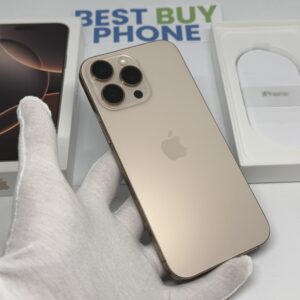 iPhone 16 Pro Max 256GB goud /zeer net /98% batt /garantie