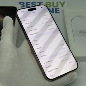 iPhone 16 Pro Max 256GB goud /zeer net /98% batt /garantie