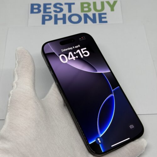 iPhone 16 Pro 256GB zwart /zeer net /100% batt /garantie