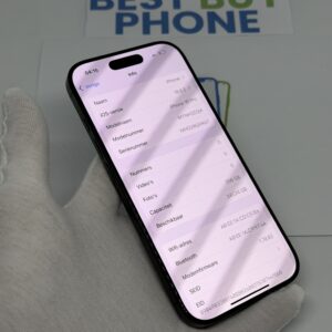 iPhone 16 Pro 256GB zwart /zeer net /100% batt /garantie