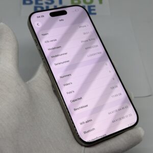 IMG_1580 iPhone 16 Pro 128GB grijs /zeer net /99% batt /garantie