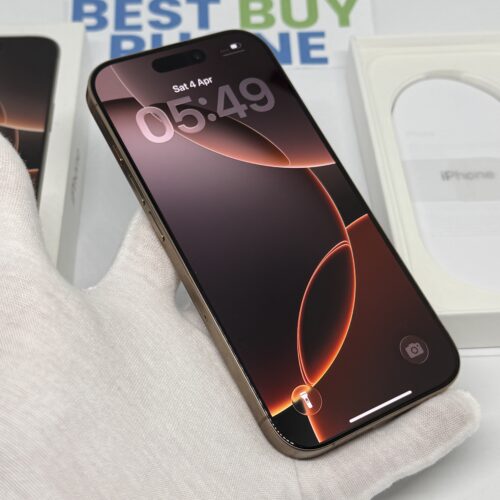 iPhone 16 Pro 128GB naturel /zeer net /91% batt /garantie