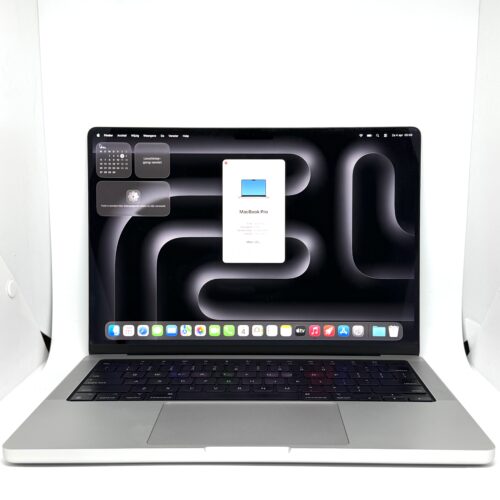 MacBook Pro M3 512GB zilver /krasvrij /94% batt /garantie