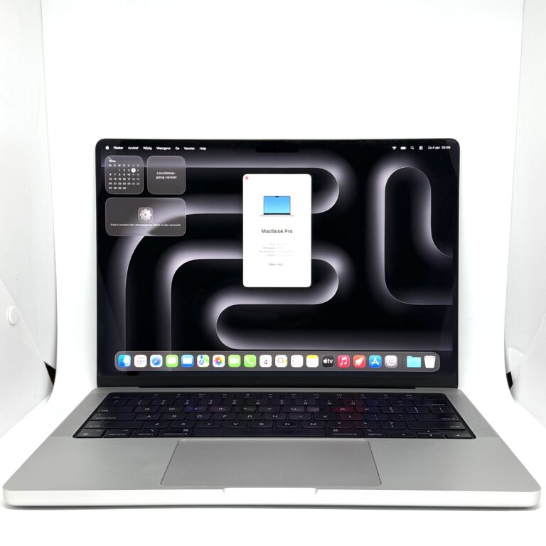MacBook Pro M3 512GB zilver /krasvrij /94% batt /garantie