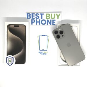 iPhone 15 Pro Max 256GB grijs /kras vrij /100% batt /garantie