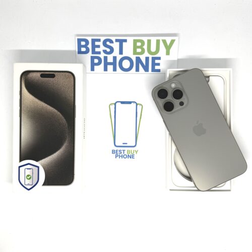 iPhone 15 Pro Max 256GB grijs /kras vrij /100% batt /garantie