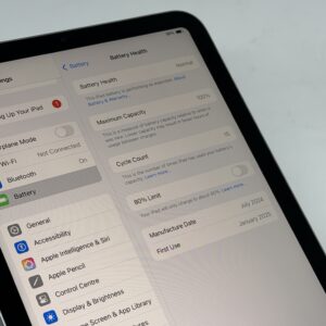 iPad mini 7e 256GB grijs /krasvrij /100% batt /garantie