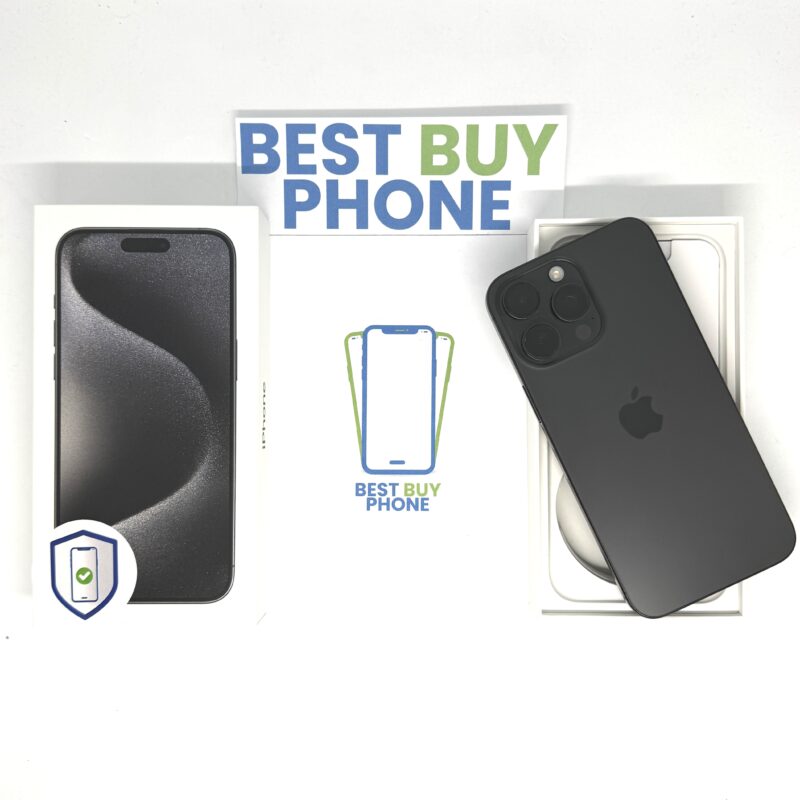 iPhone 15 Pro Max 512GB zwart /kras vrij /91% batt /garantie