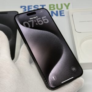 IMG_1686 iPhone 15 Pro Max 512GB zwart /kras vrij /91% batt /garantie