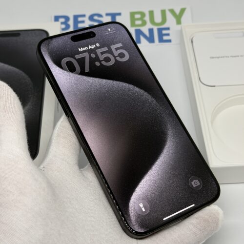 IMG_1686 iPhone 15 Pro Max 512GB zwart /kras vrij /91% batt /garantie