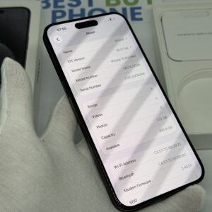 IMG_1687 2 iPhone 15 Pro Max 512GB zwart /kras vrij /91% batt /garantie