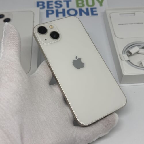 iPhone 13 128GB wit /85% batt /krasvrij glas /garantie