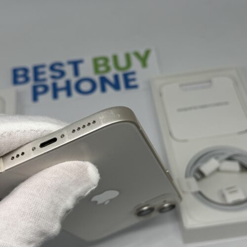 iPhone 13 128GB wit /85% batt /krasvrij glas /garantie