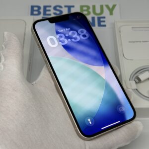 iPhone 13 128GB wit /85% batt /krasvrij glas /garantie