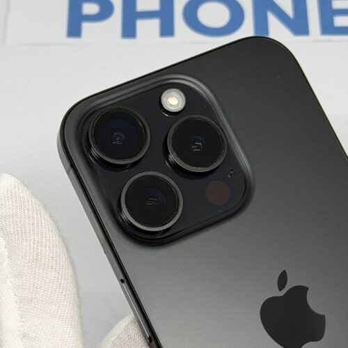 iPhone 15 Pro 128GB zwart /krasvrij /88% batt /garantie