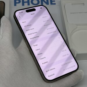 iPhone 15 Pro 256GB grijs /89% batt /licht gebruikt /garantie