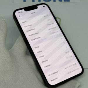 iPhone 16E 128GB zwart /100% batt /zeer net /garantie