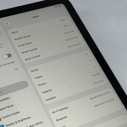 iPad 11e 128GB zilver /ongebruikt + 12 maanden garantie