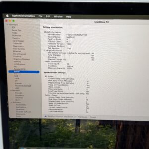 MacBook Air M1 256GB grijs /zeer net /100% batt /garantie