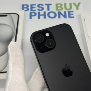 iPhone 15 128GB zwart /ongebruikt + 12 maanden garantie