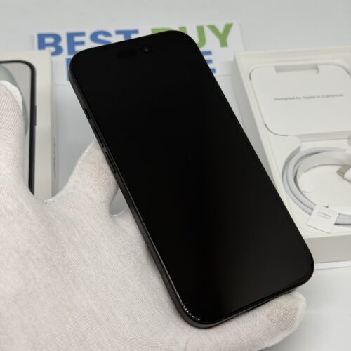 iPhone 15 128GB zwart /ongebruikt + 12 maanden garantie