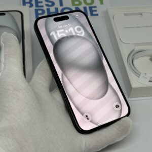 iPhone 15 128GB zwart /ongebruikt + 12 maanden garantie