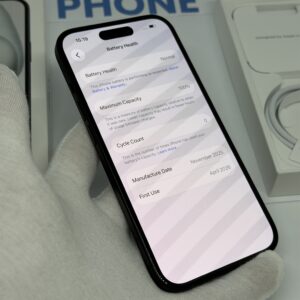 iPhone 15 128GB zwart /ongebruikt + 12 maanden garantie