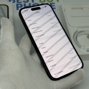 iPhone 15 128GB zwart /ongebruikt + 12 maanden garantie