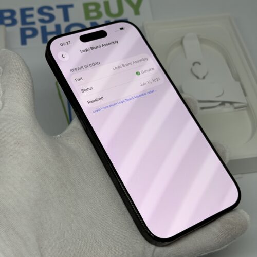 iPhone 16 Pro 128GB zwart /krasvrij scherm /97% batt /garantie