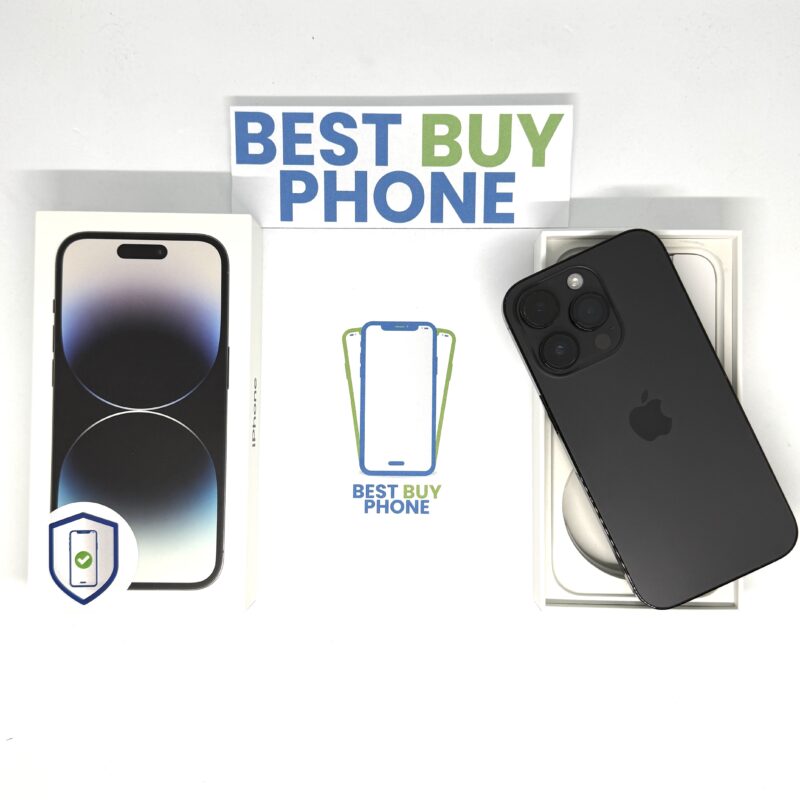 iPhone 14 Pro 256GB zwart /krasvrij scherm /87% batt /garantie