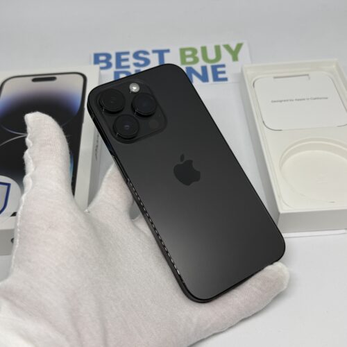 iPhone 14 Pro 128GB zwart /krasvrij scherm /87% batt /garantie