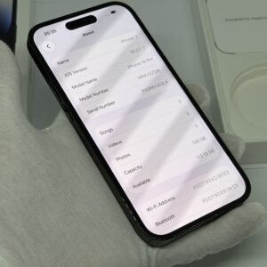 iPhone 14 Pro 128GB zwart /krasvrij scherm /87% batt /garantie