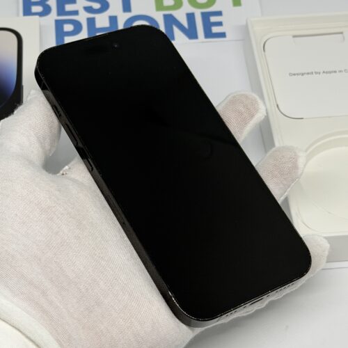 iPhone 14 Pro 128GB zwart /krasvrij scherm /87% batt /garantie