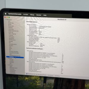 MacBook Air M2 256GB grijs /krasvrij /93% batt /garantie