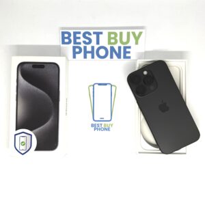 iPhone 15 Pro 128GB zwart /100% batt /licht gebruikt /garantie