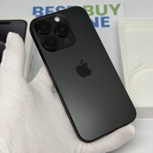 iPhone 15 Pro 128GB zwart /100% batt /licht gebruikt /garantie