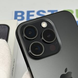 iPhone 15 Pro 128GB zwart /100% batt /licht gebruikt /garantie