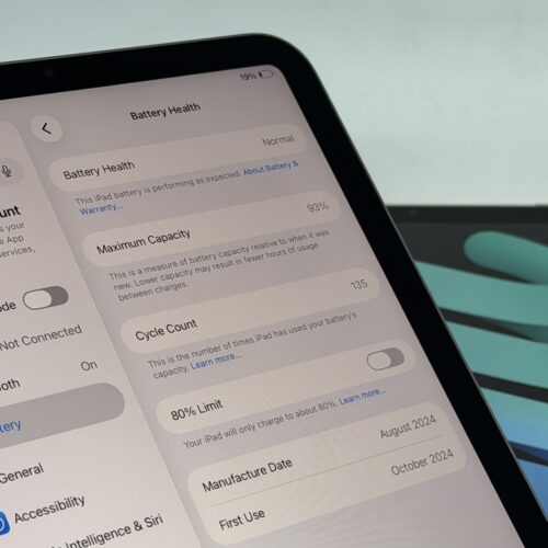 iPad mini 7e 256GB grijs /zeer net /93% batt /garantie
