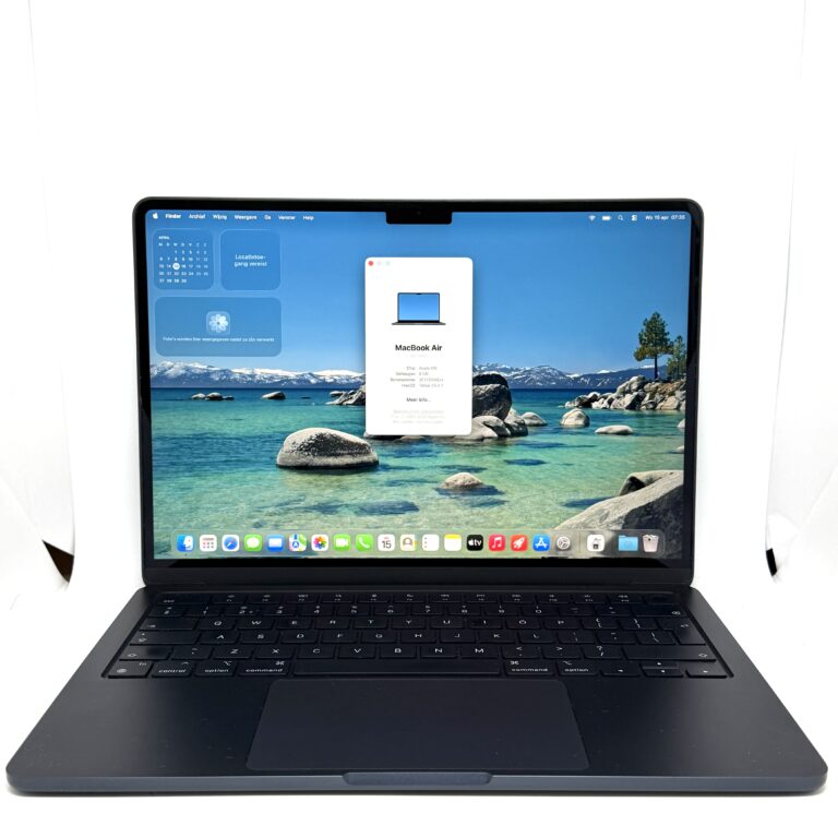 MacBook Air blauw M2 256GB blauw /zeer net /97% batt /garantie