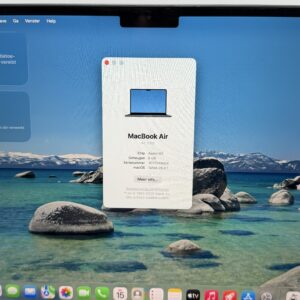 IMG_2104 MacBook Air blauw M2 256GB blauw /zeer net /97% batt /garantie