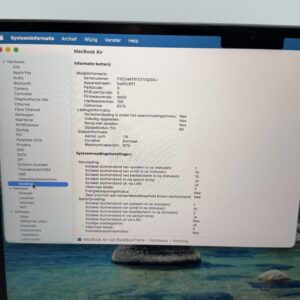 IMG_2105 MacBook Air blauw M2 256GB blauw /zeer net /97% batt /garantie