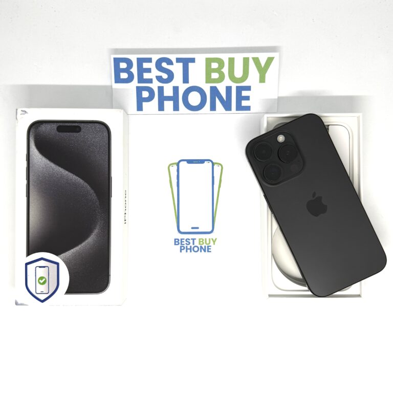 iPhone 15 Pro 128GB zwart /krasvrij /95% batt /garantie